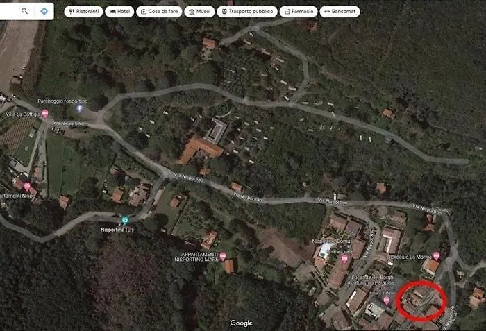 Vakantiehuis Nisportino, Elba. Bilocale Con Patio Vista Mare. Casale Gastagno